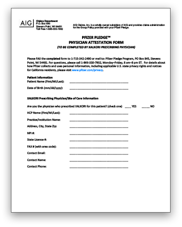 physician attestation form